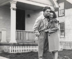 Bruce Dorrough; Julia (Judy) Kish Dorrough; honeymoon